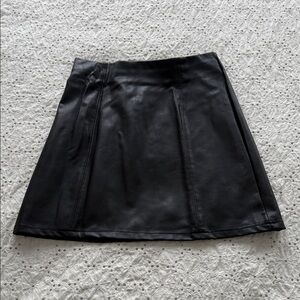Sleek Black Mini Skirt
